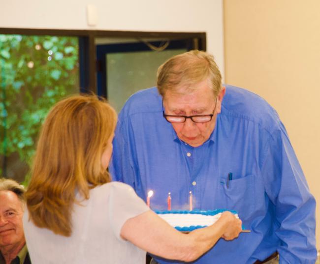 Bruce and cake